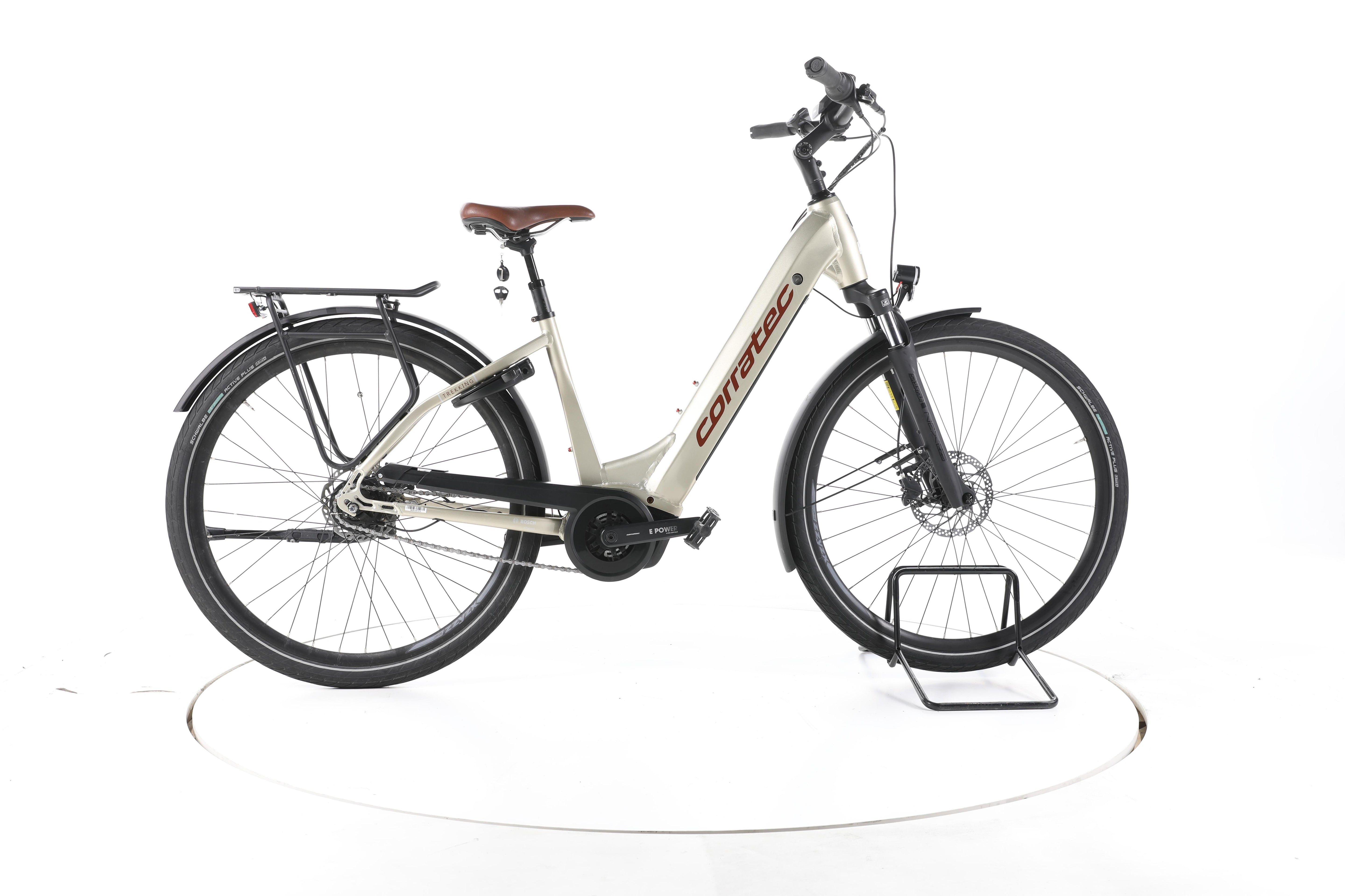 Corratec E-Power Trekking 28 P6 City E-Bike Tiefeinsteiger - Image 1