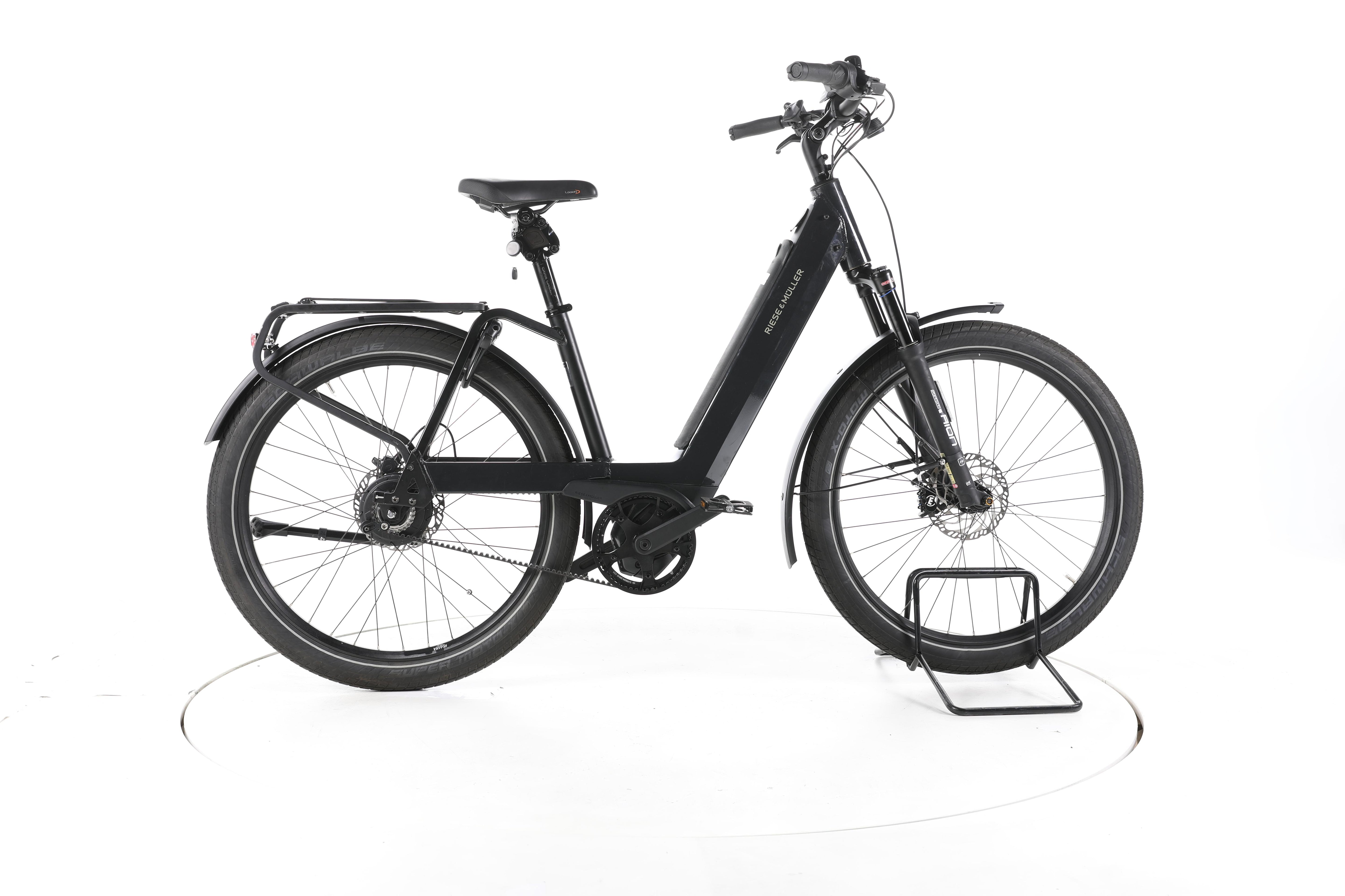 Riese & Müller Nevo GT vario, Grau/lunar grey metallic, 47 City E-Bike Tiefeinsteiger - Image 1