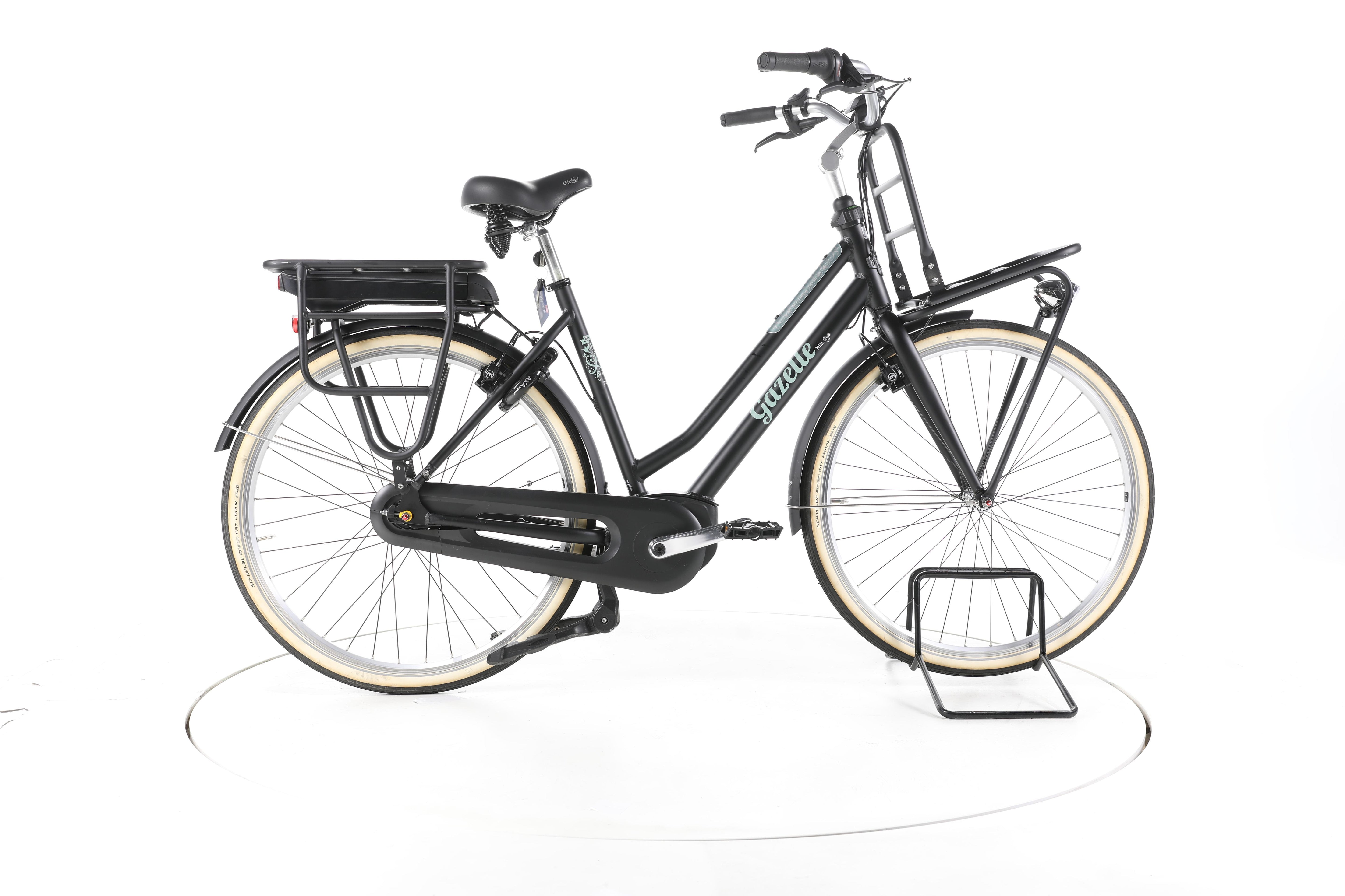 Gazelle Miss Grace C7+ HMB, schwarz-minz, 54cm City E-Bike Tiefeinsteiger - Image 1