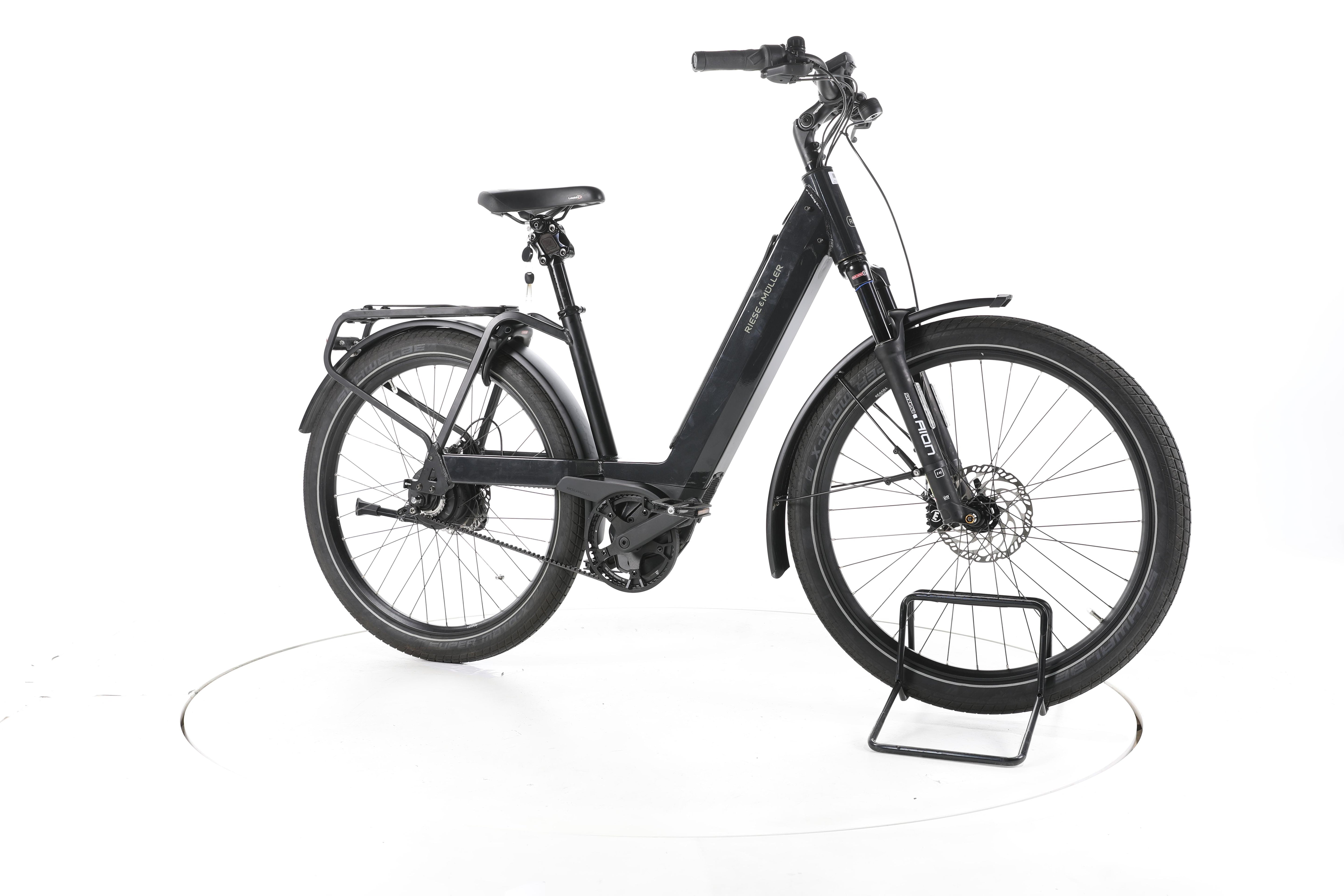Riese & Müller Nevo GT vario, Grau/lunar grey metallic, 47 City E-Bike Tiefeinsteiger - Image 2