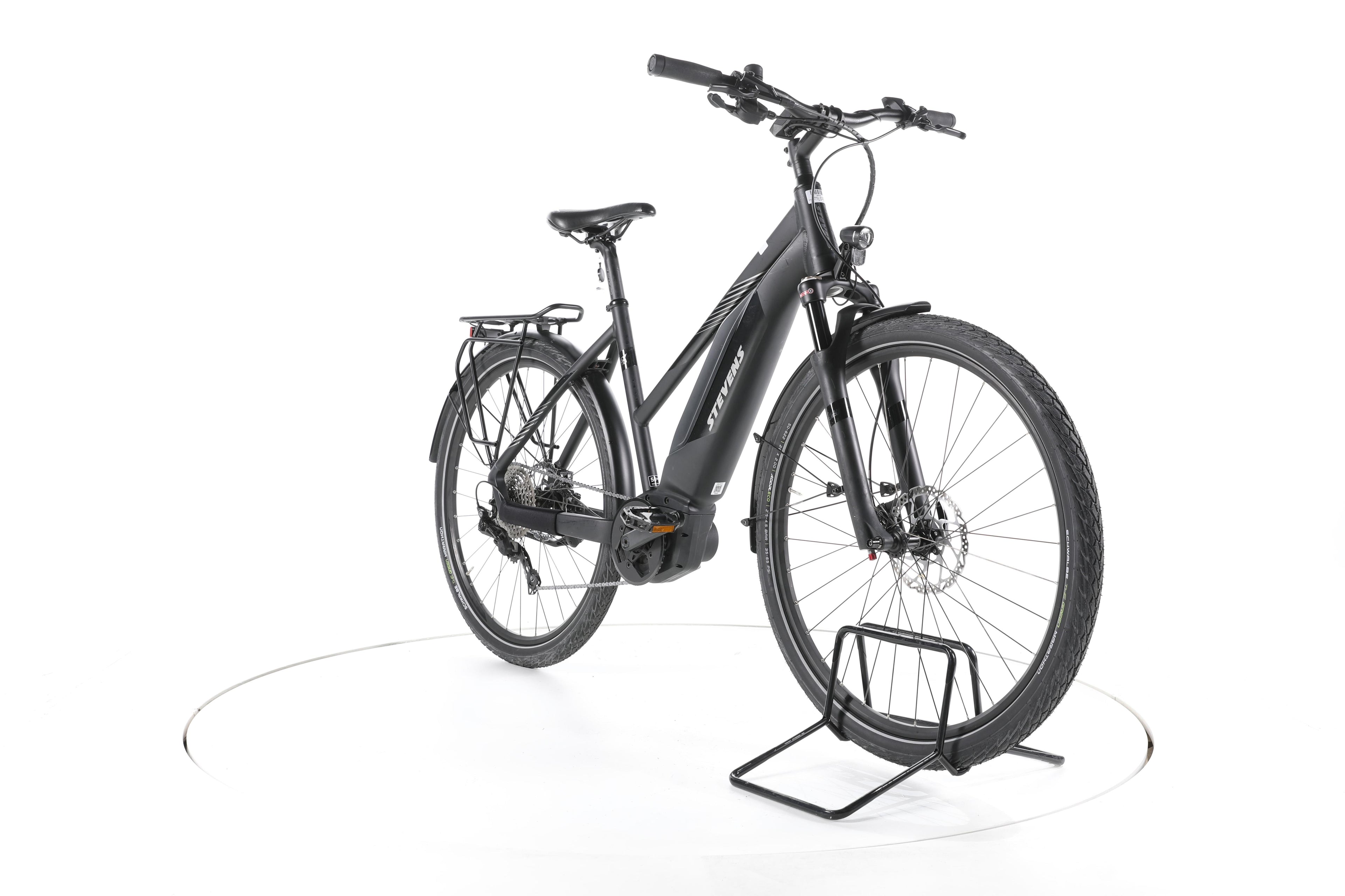 Stevens E-6X Tour Lady, Stealth Black, 50 Trekking E-Bike - Image 3