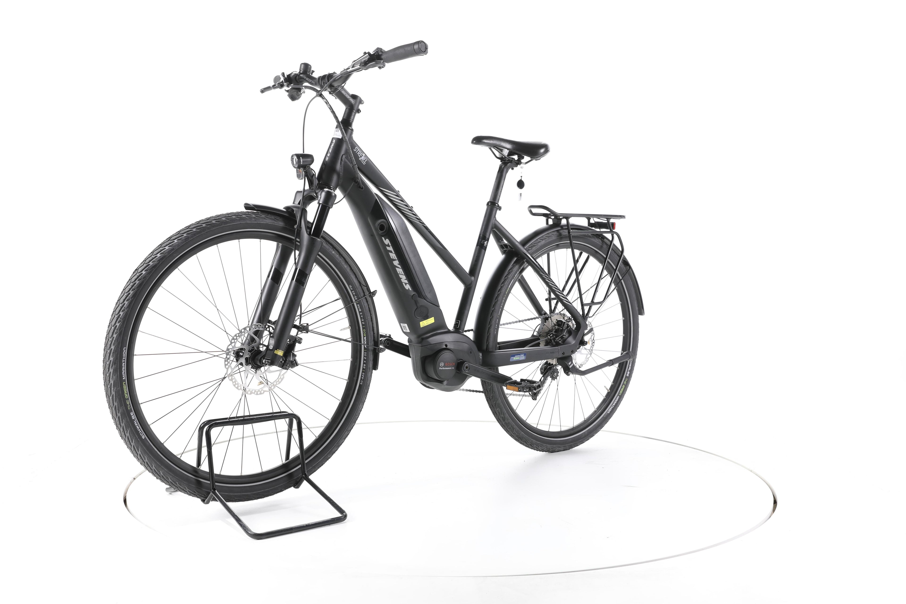 Stevens E-6X Tour Lady, Stealth Black, 50 Trekking E-Bike - Image 6