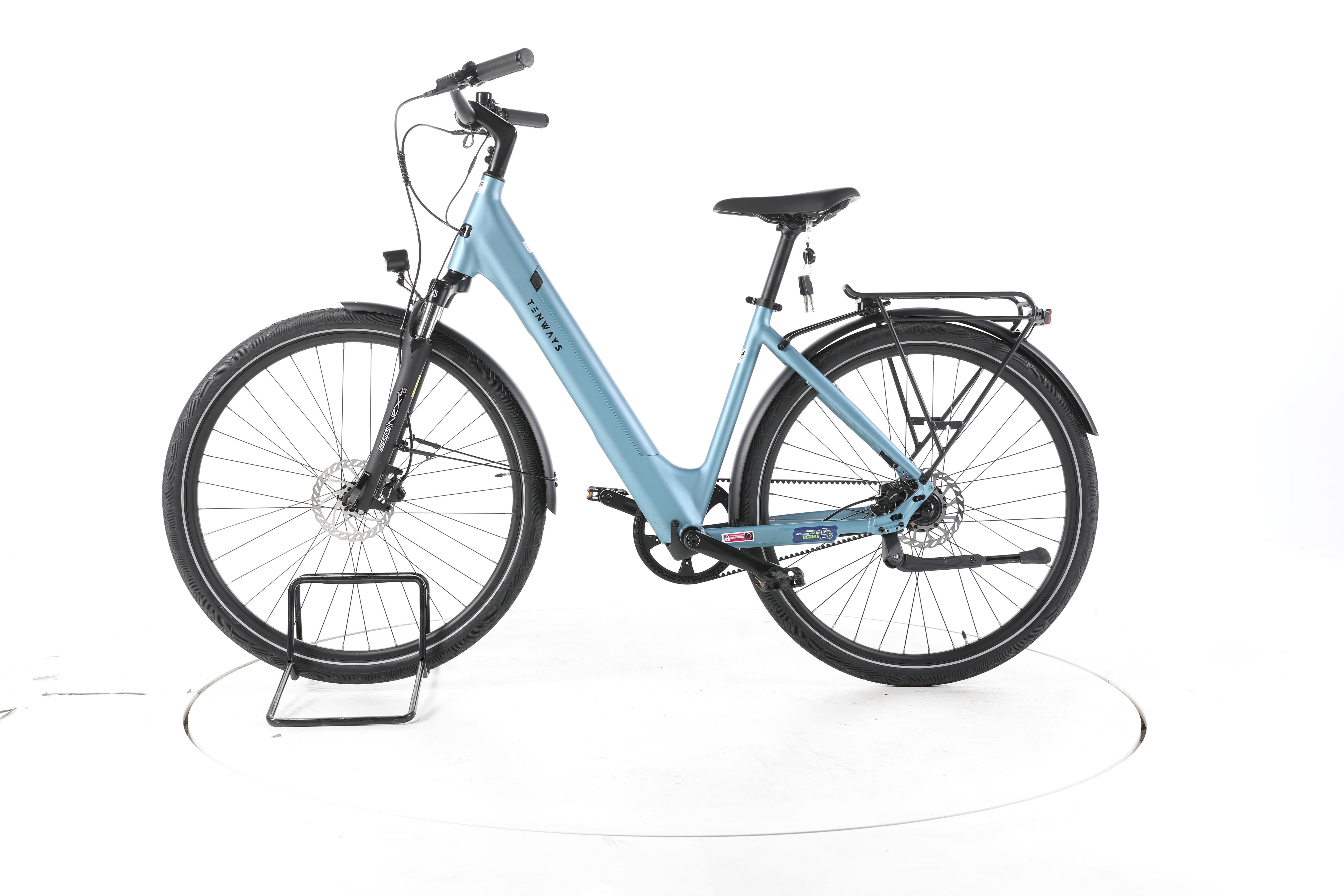 TENWAYS CGO 800 S 48D BL City E-Bike Tiefeinsteiger - Image 7