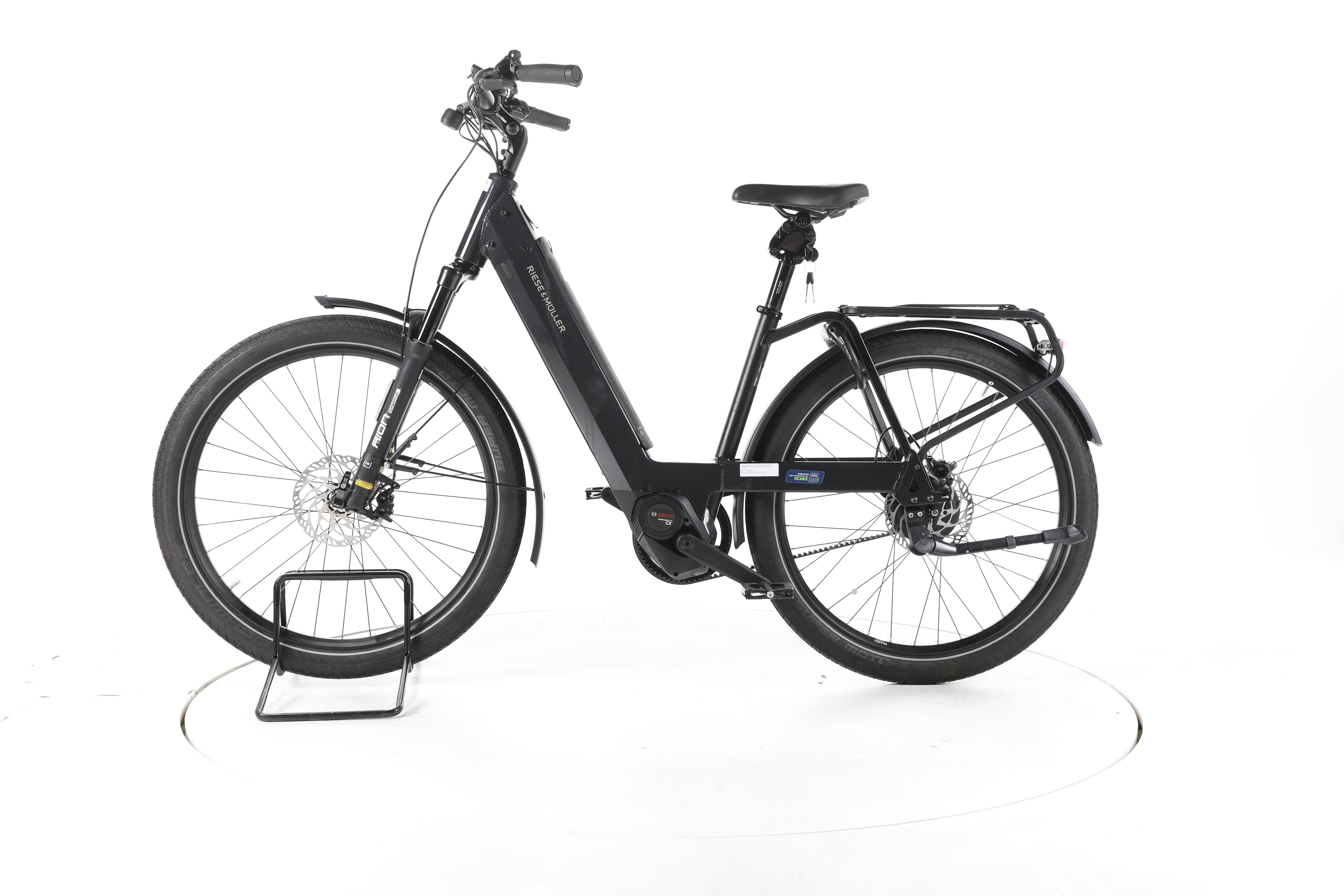 Riese & Müller Nevo GT vario, Grau/lunar grey metallic, 47 City E-Bike Tiefeinsteiger - Image 7