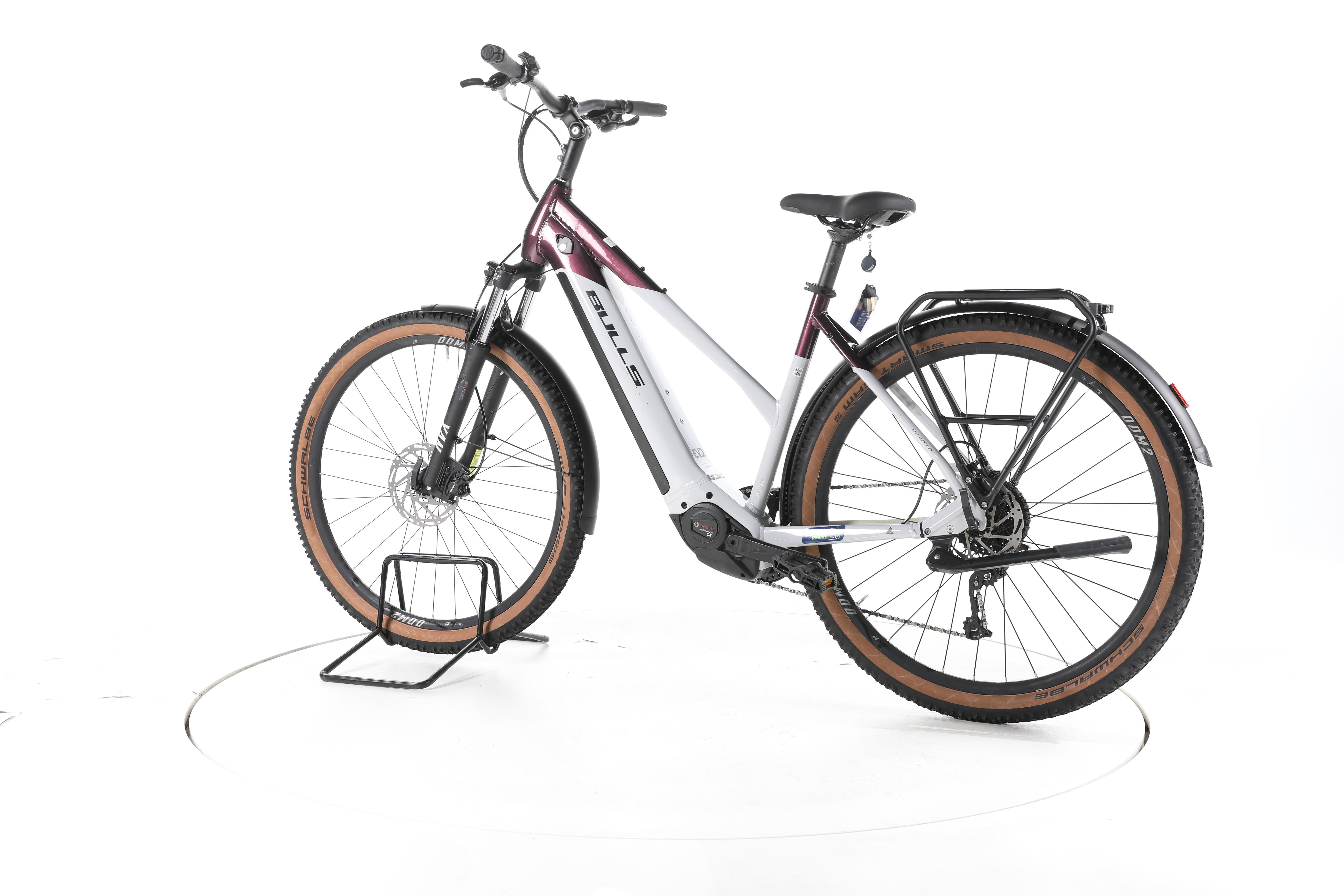 Bulls Cross EVO,berry /gray,50 Trekking E-Bike - Image 8